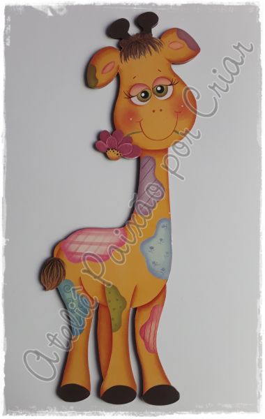 Deco Madeira Litoarte DMA3-014 - Girafa